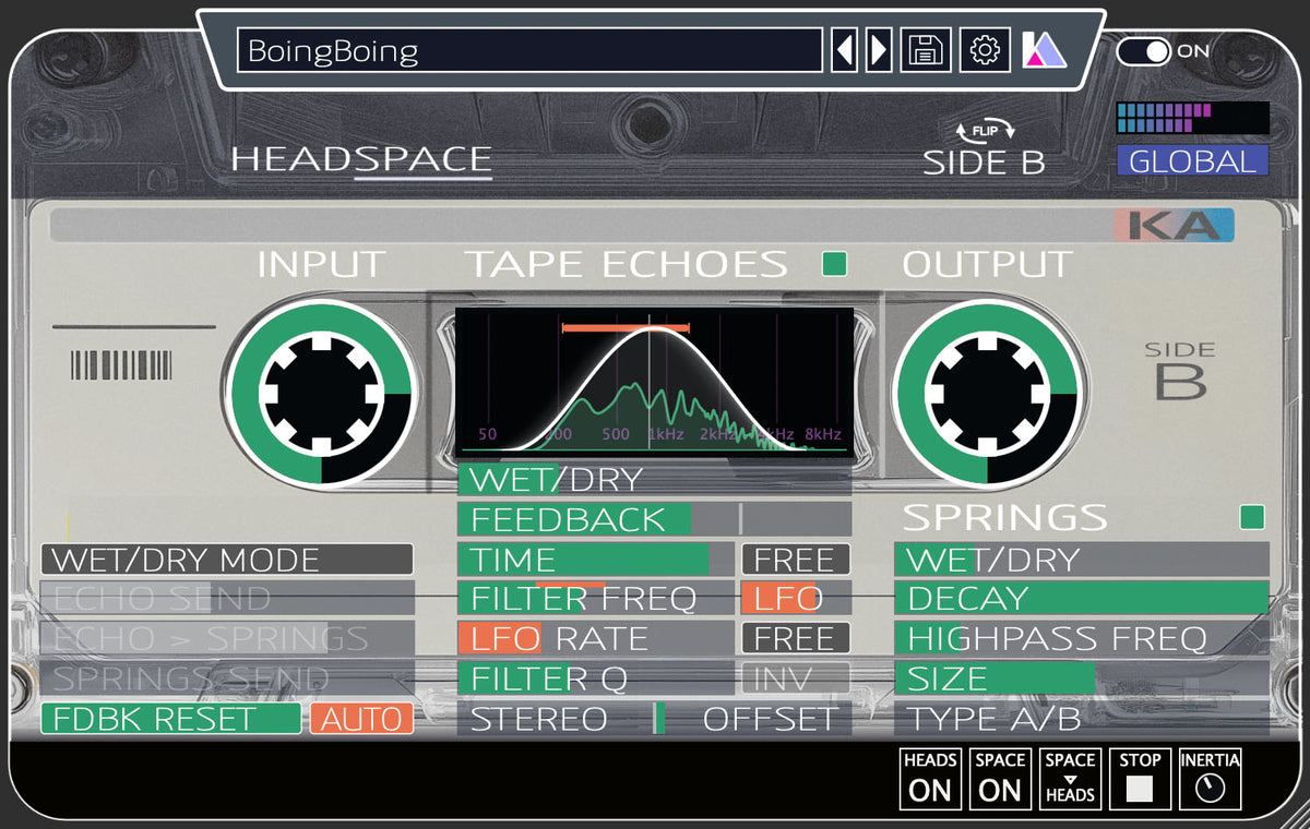 HeadSpace Tape Effects