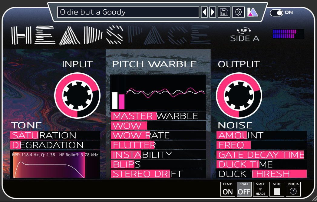 HeadSpace Tape Effects