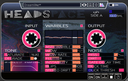 HeadSpace Tape Effects