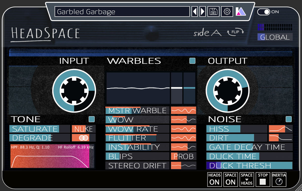 HeadSpace Tape Effects